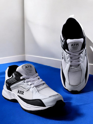 Free Kicks FK - ATR White Trending Sneakers For Men(White, Black , 7)