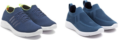 Face Sneakers For Men(Navy, Blue , 9)