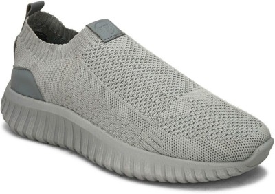 ESMEE Lifestyle | Soft Cushioned Insole, Slip-Resistance Slip On Sneakers For Men(Grey , 7)