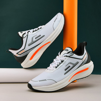 CAMPUS Running, Training, Gym Shoes for Men | Lightweight Comfortable Running Shoes For Men(White , 6)