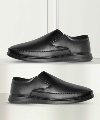 SHUAN Slip On For Men(Black , 10)