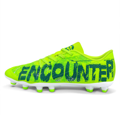 NIVIA Encounter Retro, Ideal For Soft & Hard Grassy Ground Surfaces Football Shoes For Men(Green , 9)