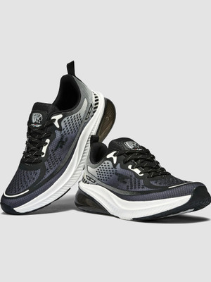 RED CHIEF AerCloud Stylish Lace-Up Running Shoes Running Shoes For Men(Black, White , 7)