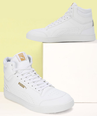PUMA Shuffle Mid One8 Better V2 Sneakers For Men(White , 6)