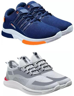 ELASA TY-RUNFREE BLUE_SHARK GREY For Men(Blue , 9)