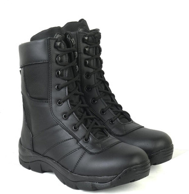 XHUGOY Boots For Men(Black , 5)