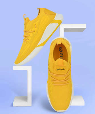 Birde Comfortable and Stylish Sports Shoes Running Shoes For Men(Yellow , 8)