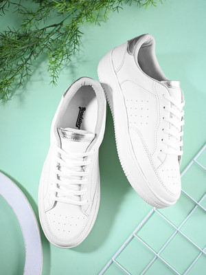 Roadster Sneakers For Women(White , 4)