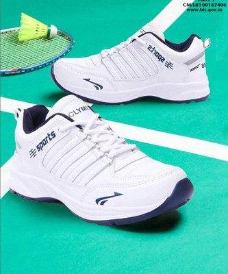 CLYMB cosko Lace up walking outdoor waterproof running Running Shoes For Men(White , 10)