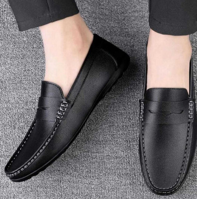 Stravik Loafers For Men(Black , 6)