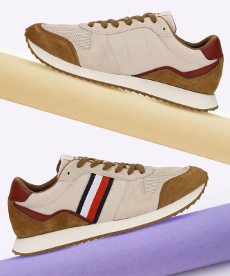 TOMMY HILFIGER Sneakers For Men(Brown , 8)