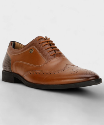 Bata Varys Oxford Derby For Men(Tan , 8)