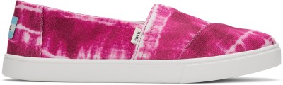 TOMS Women Printed Alpargata Batik Canvas Slip-On Sneakers For Women(Pink)