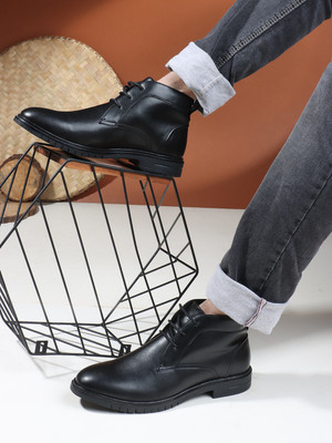 CARLTON LONDON Carlton London Men Casual Boots Boots For Men(Black , 11)