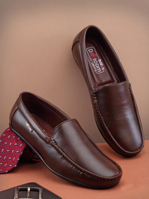 action Dotcom DRIVE-41 Trendy Comfortable Stylish Casual Slip-On Loafers For Men(Brown , 6)