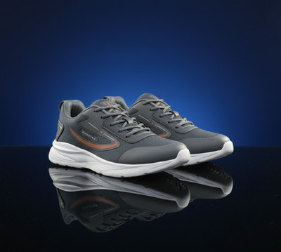 Vokstar GlideTrail Element Running Shoes For Men(Grey , 8)