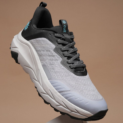 Cult Crux Outdoor Shoes Enhanced Cushioning Enhanced Grip Lightweight High Traction Hiking & Trekking Shoes For Men(Grey, Black , 8)