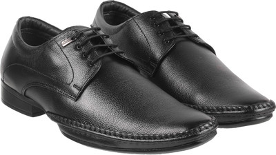 METRO Lace Up For Men(Black , 9)
