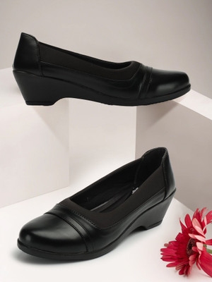 Denill Bellies For Women(Black , 4)