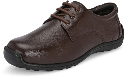 Burwood Genuine Leather Formal Shoes Light|Comfort|Trendy|Premium Shoes Lace Up For Men Lace Up For Men(Brown , 9)