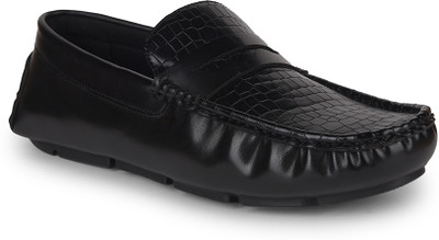 Bata Bata Men’s Loafers – Classic Style with Everyday Comfort Loafers For Men(Black , 8)