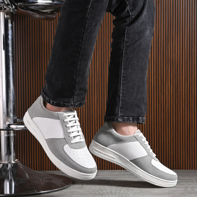 TROTUS Rich Quality|Breathable|Lightweight Sneakers For Men(Grey , 10)