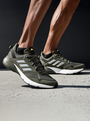 ADIDAS CyberRun M Running Shoes For Men(Green , 7)