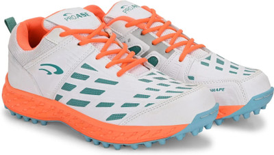 Proase CG-103 Cricket Shoes For Men(Orange , 8)