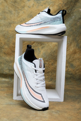 Abros ROLLER Running Shoes For Men(White , 9)