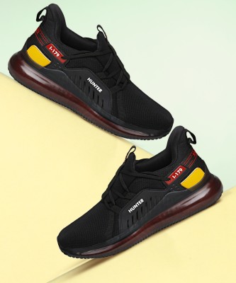 JQR HUNTER Sports shoes, Walking, Lightweight, Trekking, Stylish Running Shoes For Men(Black, Red)
