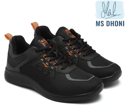 asian Nexon-04 Black Gym,Sports,Casual, Stylish With Extra Comfort Running Shoes For Men(Black, Orange)