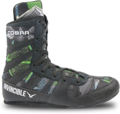 Invincible Invincible Cobra Boxing Shoes Boxing & Wrestling Shoes For Men(Green , 6)