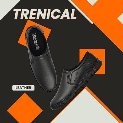 TRENICAL Slip On For Men(Black , 6)