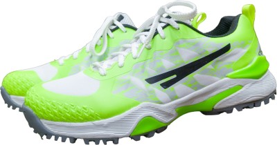 AASHRAy FREEDOM RUBBER SPIKES Cricket Shoes For Men(Green)