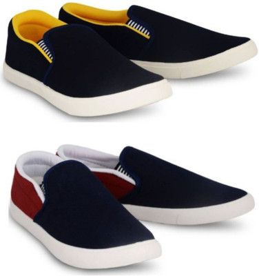 Hotspot 2 Pair Combo Trendy & Stylish Boots For Men(Multicolor , 8)