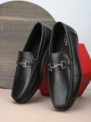 INVICTUS Loafers For Men(Black , 10)