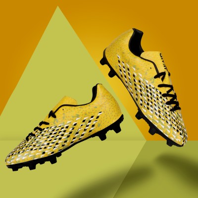 AIVIN SPEED KING Football Shoes for Men, for Soft and Hard ground, with TPU sole Football Shoes For Men(Yellow)