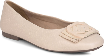 Bata Women's Casual Formal Ballerina Shoes - Offwhite - ( UK- 8 ) Bellies For Women(White , 8)