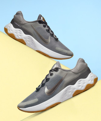 NIKE NK RENEW RIDE 3 Running Shoes For Men(Grey , 9)