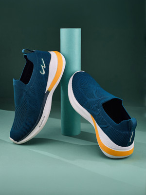 CAMPUS CAMP OWEN Men's Casual Shoes | Memory Foam with Pillo Foam Comfort | Slip-On Casuals For Men(Blue , 8)