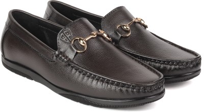 BRATVA Loafers For Men(Brown , 11)