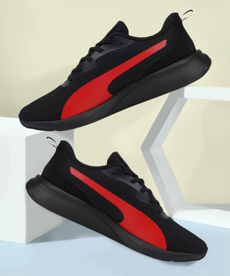 PUMA Flyer Lite Mesh Running Shoes For Women(Black , 7)