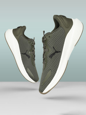 PUMA Skyrocket Lite Alt Res Running Shoes For Men(Green , 8)