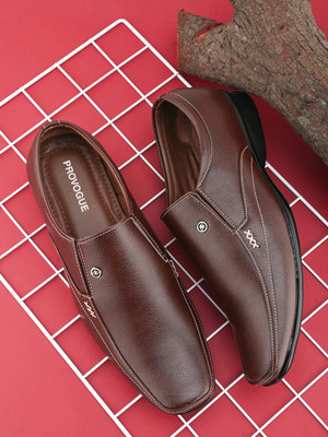 PROVOGUE Plus Size Available Slip On For Men(Brown , 11)