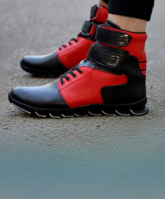 Zixer High Tops For Men(Red , 10)