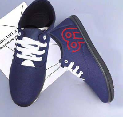Kenamin New Men Canvas Shoes Engineered for comfort, styled for impact Mocassin For Men(Dark Blue , 2)
