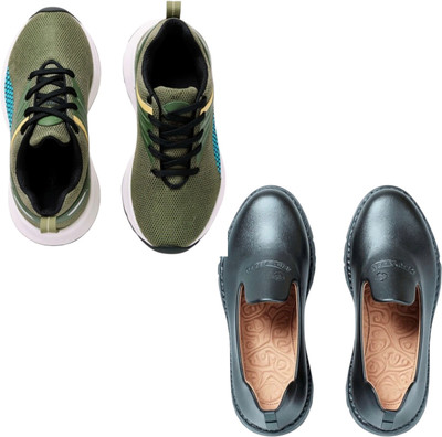 Plama Stylish Casual Shoes for Men – Perfect for Daily Wear Casuals For Men(Multicolor, Black , 9)