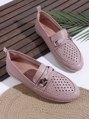 Denill Bellies For Women(Pink , 8)