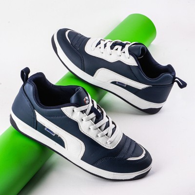 Dollphin Punch 503 Men's Casual Sneakers | Outdoors | Training & Gym Shoes Running Shoes For Men(Navy, White)