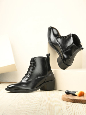 Roadster Boots For Men(Black , 6)
